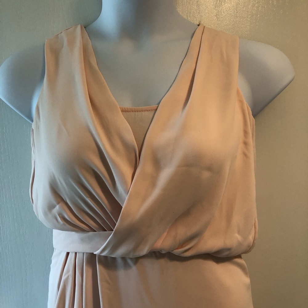 Vintage Light Peach dress size:oo? (3-4) fits more like a Medium